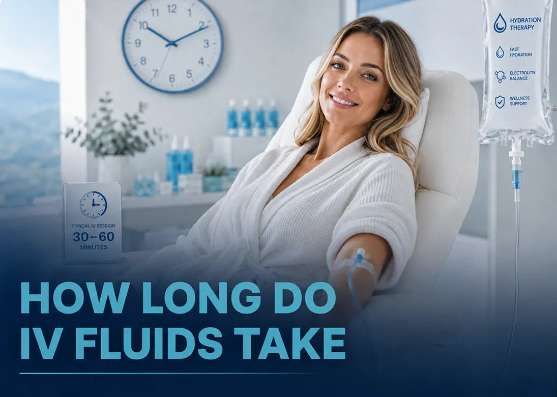 IV fluids duration and time